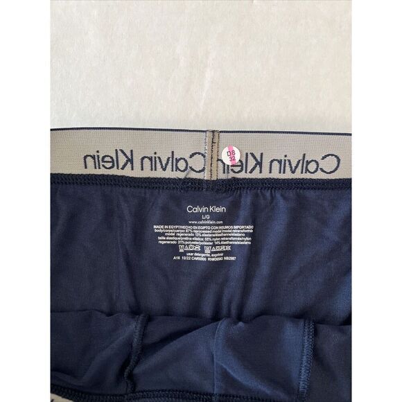 Calvin Klein NB2987 Men’s Sz Large Navy Blue Ultra-Soft Modern Boxer Brief - Picture 5 of 5